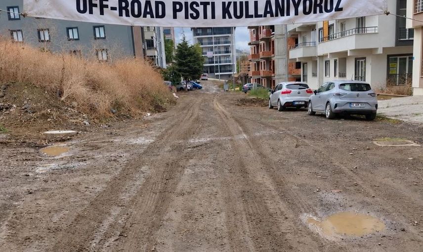 Tekirdağ sakinlerinin yol çilesi: 3 yıldır off-road pisti kullanıyoruz