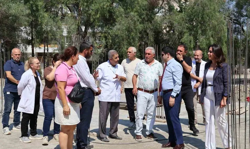 Akçalı Aile Sağlığı Merkezi için yeni bina inşaatı hızla ilerliyor