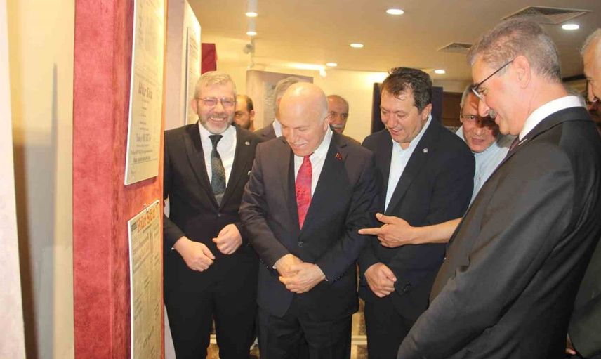 Erzurum Kongresi’nin 107’nci yılında yerel basın sergisi açıldı