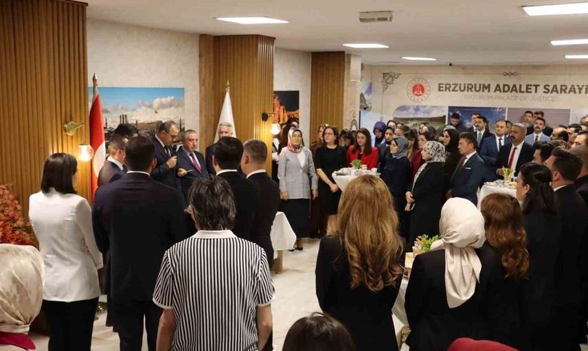 Erzurum Adliyesi'nde yeni adli yıl coşkuyla kutlandı