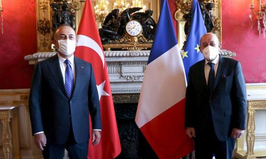Dışişleri Bakan Çavuşoğlu Fransız Mevkidaşı ile Görüştü