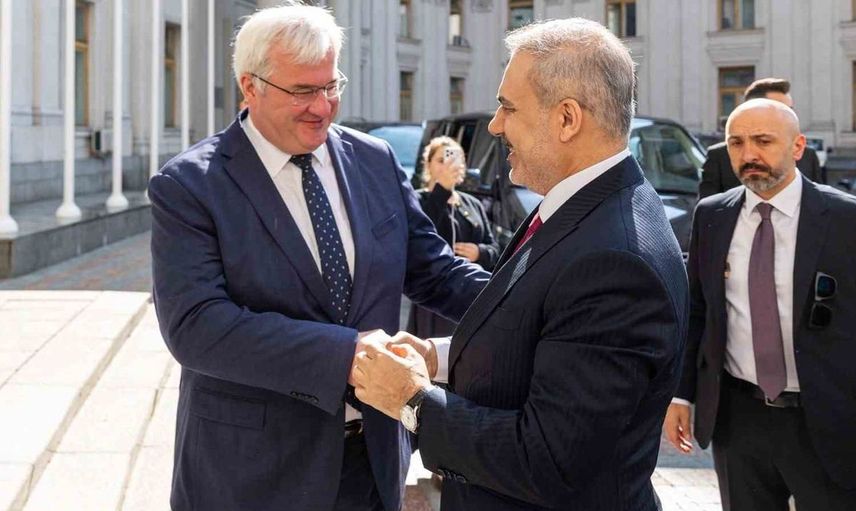 Dışişleri Bakanı Fidan, Kiev’de Ukraynalı mevkidaşı Sibiha ile görüştü