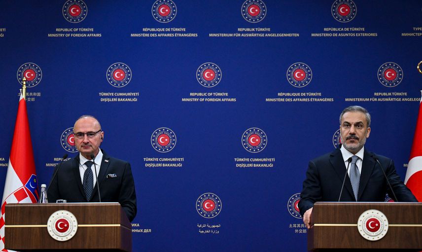 Dışişleri Bakanı Hakan Fidan Hırvatistan mevkidaşı ile biraraya geldi! Gazze hakkında açıklamalarda bulundu!