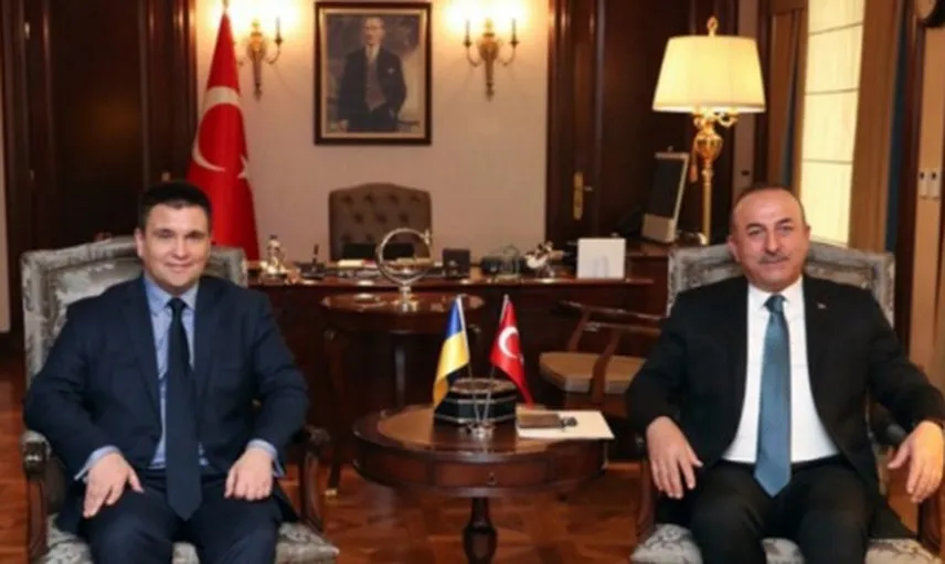 Dışişleri Bakanı Mevlüt Çavuşoğlu Ukraynalı Mevkidaşıyla Görüştü
