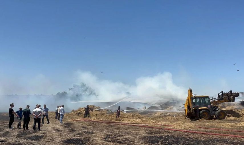 Diyarbakır ve Mardin yangınları ders olmadı: Tekirdağ’da da anız yangını meydana geldi! 50 dönüm ekili buğday küle döndü