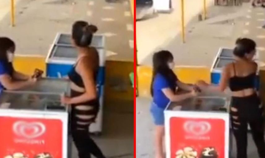 Dondurma almaya giden küçük kız kaçırılmaktan son anda böyle kurtarıldı: O anlara ait görüntüler ise sosyal medyada gündem oldu