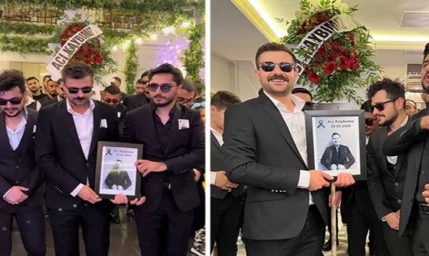 Düğün mü cenaze mi belli değil! 'Acı Kaybımız' notlu çelenk düğünün seyrini değiştirdi! Gelin ve damattan beklenmeyen tepki