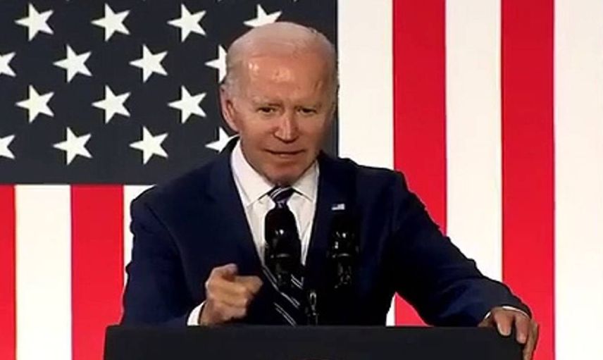 Dünya Biden’ın görüntülerini konuşuyor: Spiker ne yapacağını şaşırdı