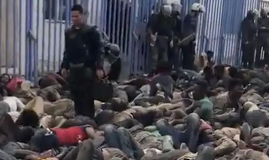 Dünya bu katliamı konuşuyor! İspanya Başbakanı Sanchez, insanlık suçu işleyen polislerine teşekkür etti!