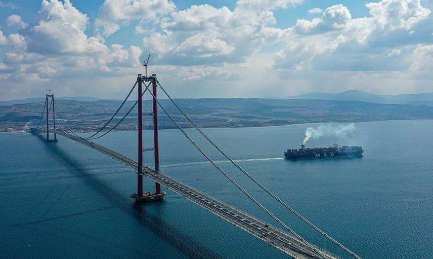 Dünya rekoru kıran Çanakkale Köprüsü ödüle doymuyor: 31 proje arasından birinci seçildi.