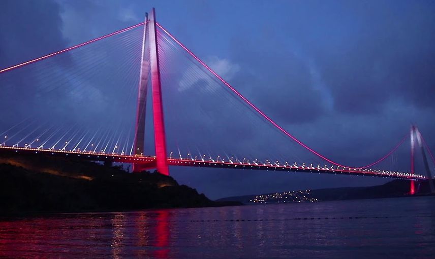 Dünyada ilk! Gece Görüşü Kamera Yavuz Sultan Selim Köprüsü'ne Kuruldu