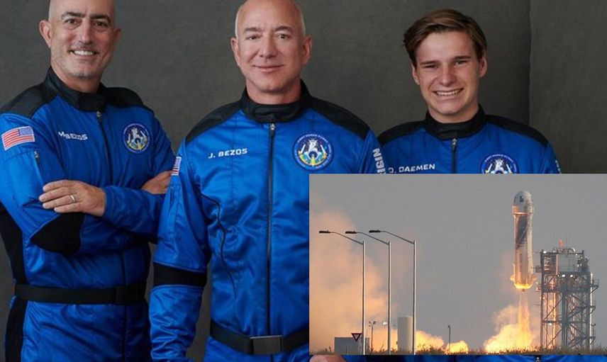 Dünyanın En Zengin İş İnsanı Jeff Bezos Uzay Yolculuğu Yaptı