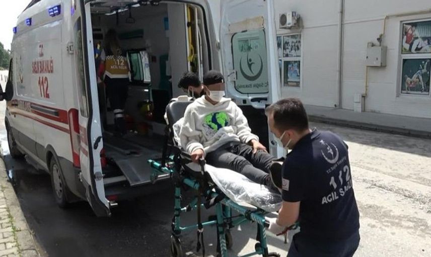 Düzce'de Polisten Kaçarken Bacağını Kırdı