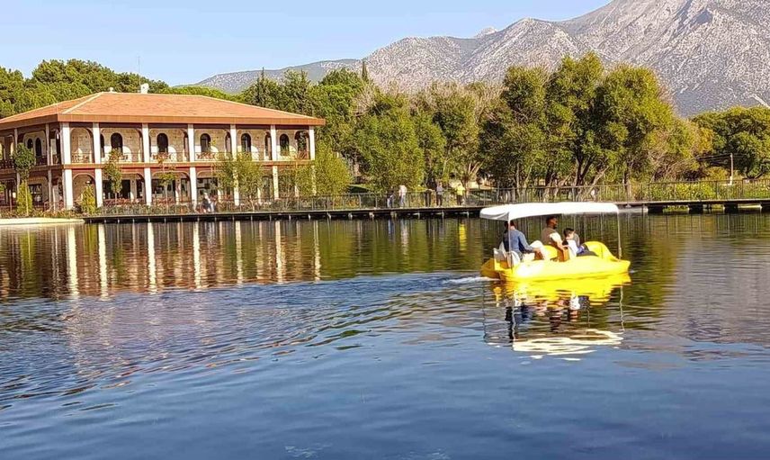 Denizli'deki Işıklı Millet Bahçesi, hafta sonunun vazgeçilmezi haline geldi