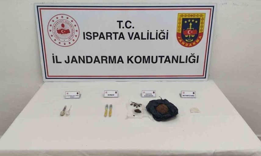 Isparta'da düzenlenen uyuşturucu operasyonunda bir kişi tutuklandı