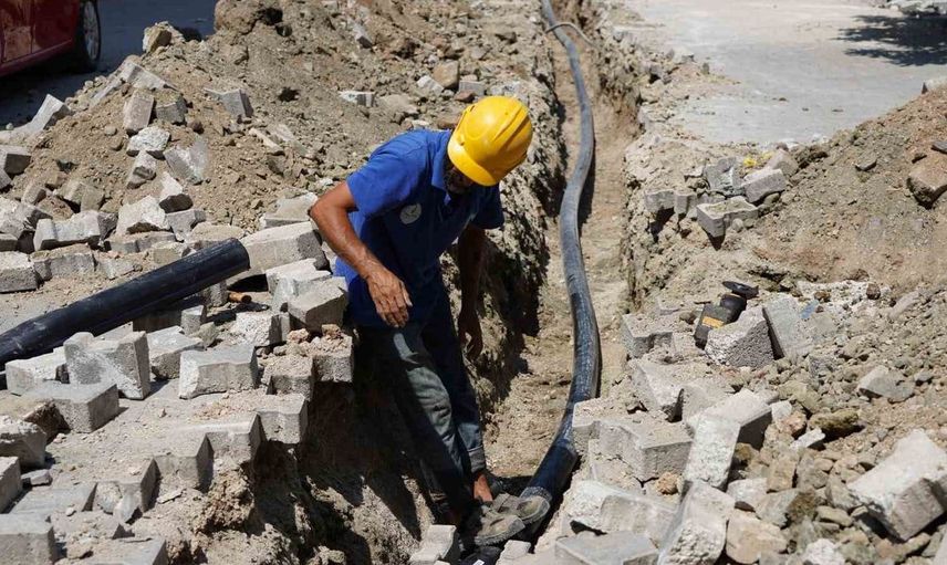Fethiye kesikkapı’da içme suyu hatları yenileniyor