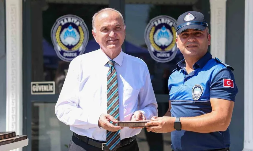 Düzce’de zabıta personeline özel hediye: Tespih