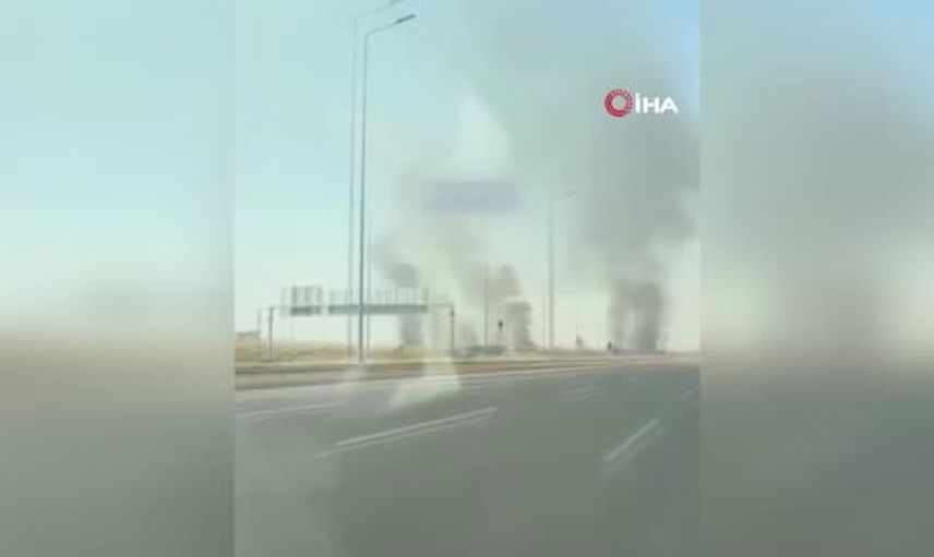 Erbil uluslararası havalimanı yakınında insansız hava aracı düştü