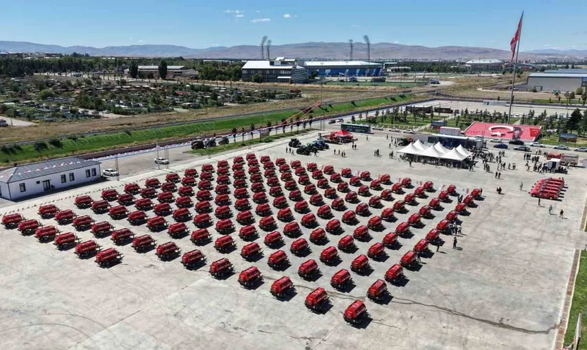 Erzurum'a yangın güvenliği için 150 yeni tanker desteği