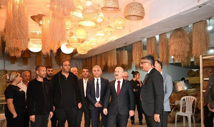 Ilıcabaşı’nda geleneksel sepetçiliği inceleyen vali varol, vatandaşlarla buluştu