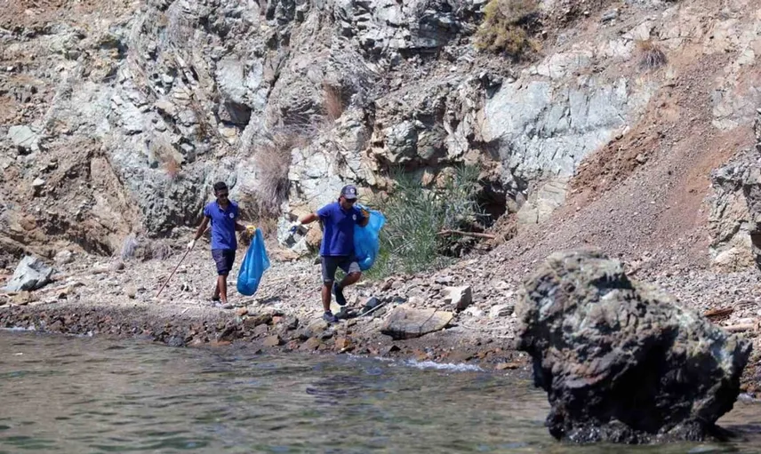 Muğla'nın kıyıları temizleniyor: 11 yılda 306 ton çöp toplandı