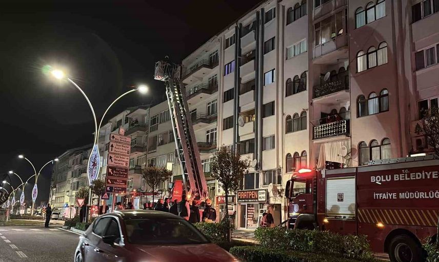 Bolu'da asılsız çatı yangını ihbarı paniğe neden oldu