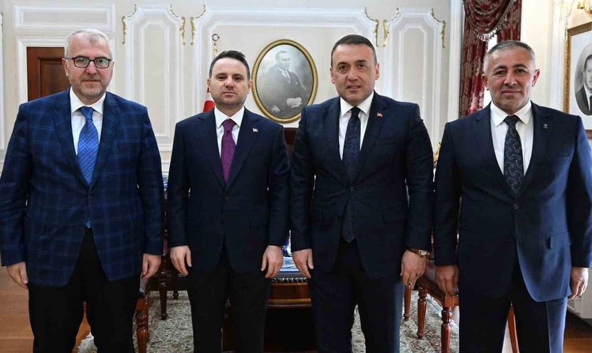 Bilecik heyeti Adalet Bakanı Gürlek ile kentteki çalışmaları ve projeleri değerlendirdi