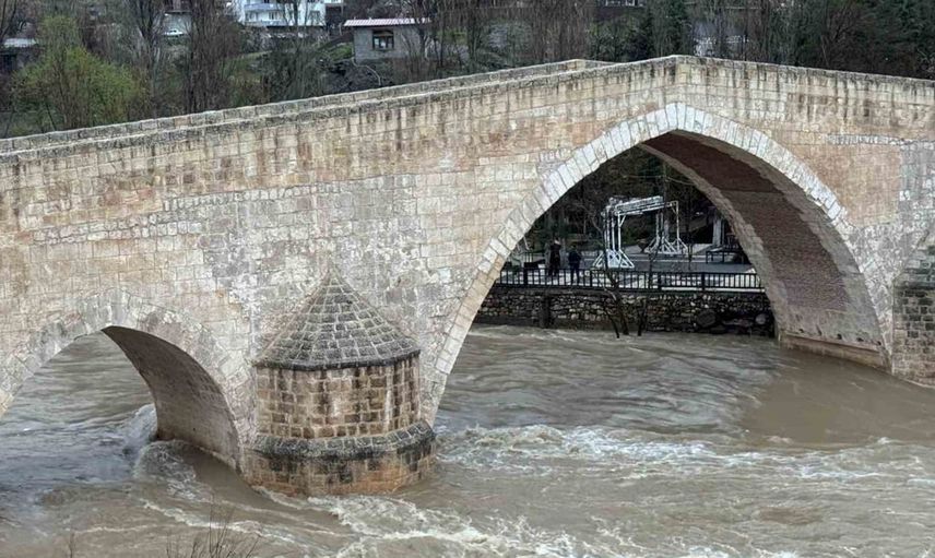 Tarihi köprü çevresindeki çöpler, vatandaşların tepkisini çekti