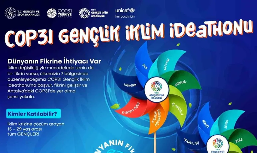 Gençlerin iklim değişikliği için fikirleri değerlendirilecek: COP31 Gençlik İklim İdeathonu başladı