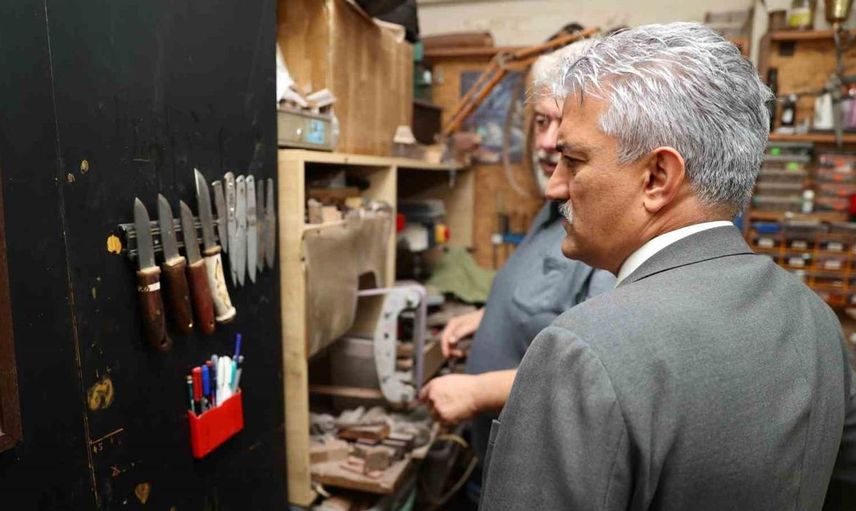 Düzce'de bıçakçılık geleneği sürdürüyor: Vali'den ustalara destek ziyareti