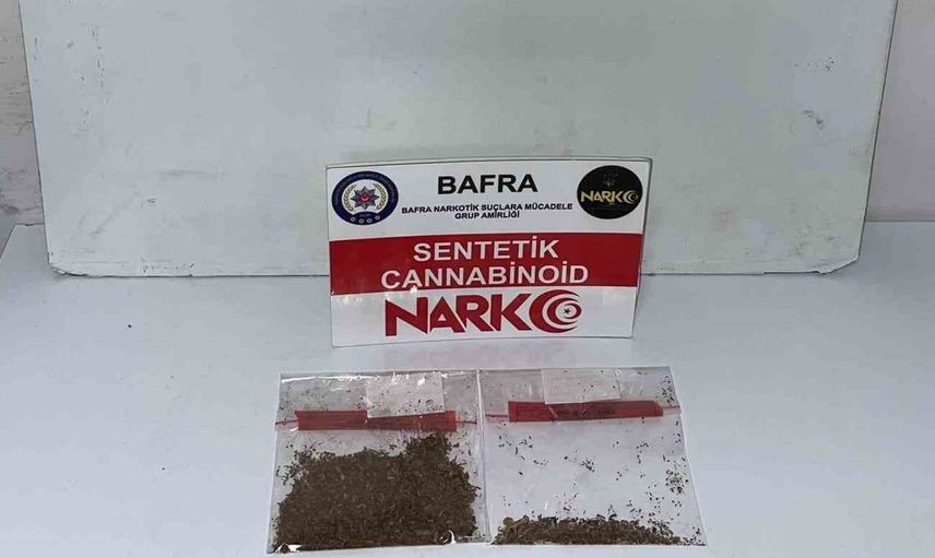Samsun'da uyuşturucu operasyonunda bir kişi tutuklandı