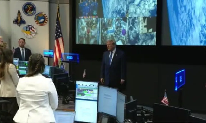 Trump, Artemis II mürettebatına onur madalyası takdim etti