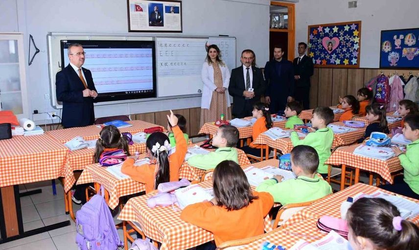 Eskişehir il eğitim müdürü sinan aydın, cengiz tobel ilkokulunu ziyaret etti