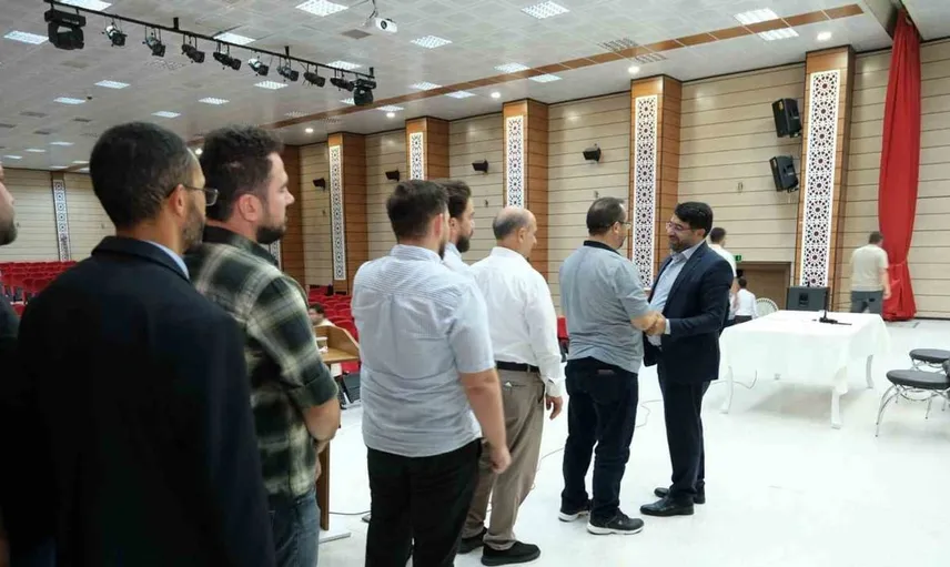 Erzincan müftüsü yeni görevine hazırlanırken veda toplantısı yaptı