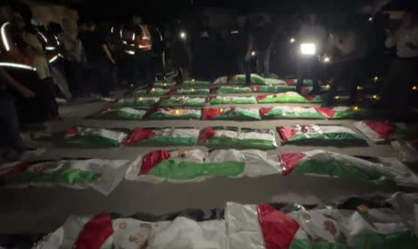 Gazze'de yıkımın ardından cenaze töreni: 100 Filistinli son yolculuğuna uğurlandı