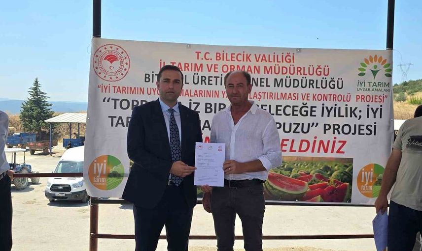 Bilecik’te 4,5 milyon kiloluk karpuz üretimine temiz raporu