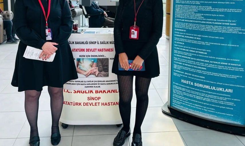 Sinop'ta hasta hakları için farkındalık etkinliği düzenlendi