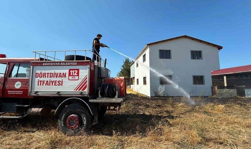 Bolu'da kereste fabrikasında yangın paniği: İtfaiye hızlı müdahale ile önledi