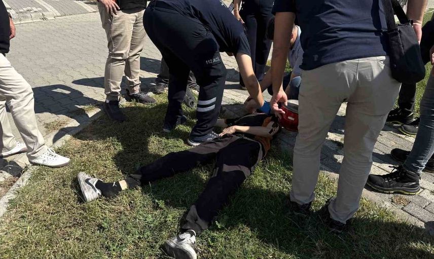 Menteşe'de motosiklet kazasında sürücü yaralandı