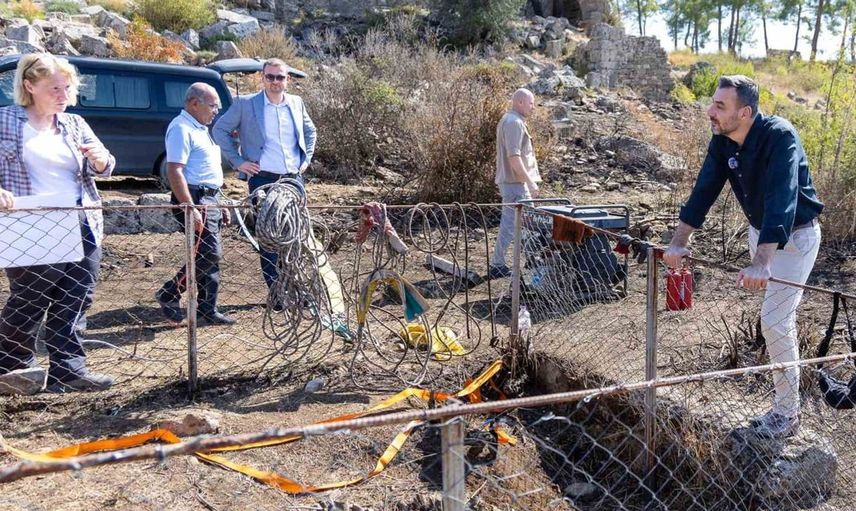 Manavgat Belediyesi'nden Lyrbe Antik Kenti'ne önemli destek