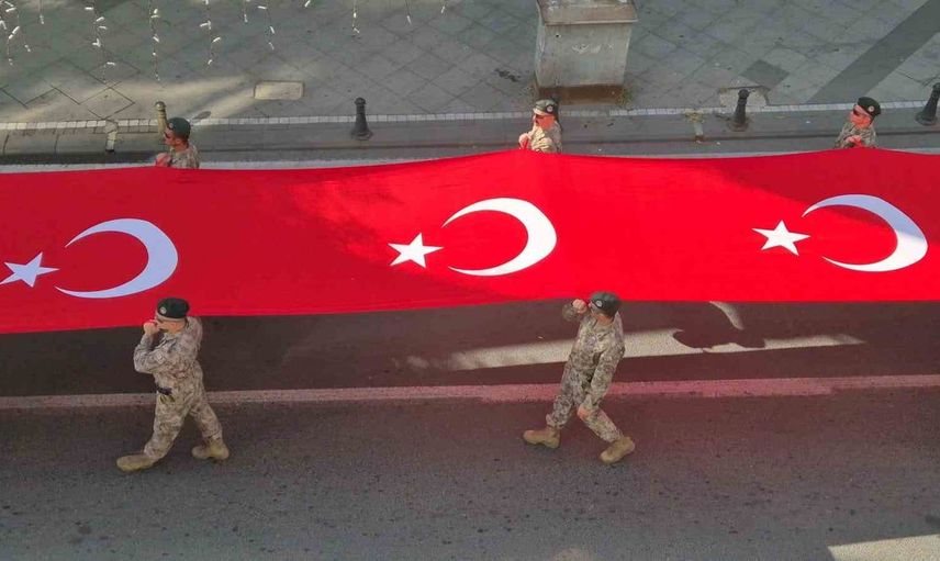 Gaziler Günü'nde Tekirdağ'da coşkulu anma yürüyüşü