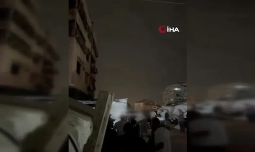 Siviller evacuate evlerini, İsrail Gazze'de hava saldırısı düzenledi