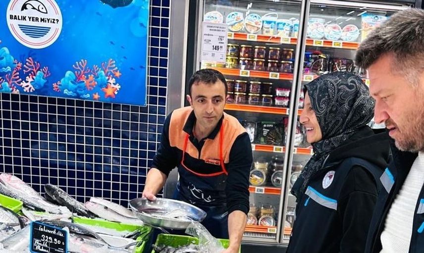 Erzurum'da balık satış noktalarına denetim uygulandı