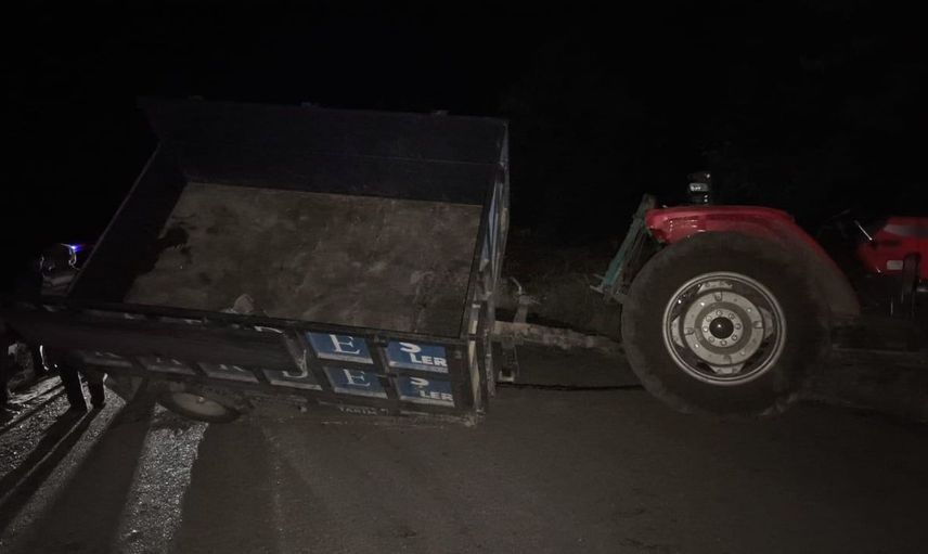 Elazığ'da traktör ile otomobil çarpıştı: 10 yaralı