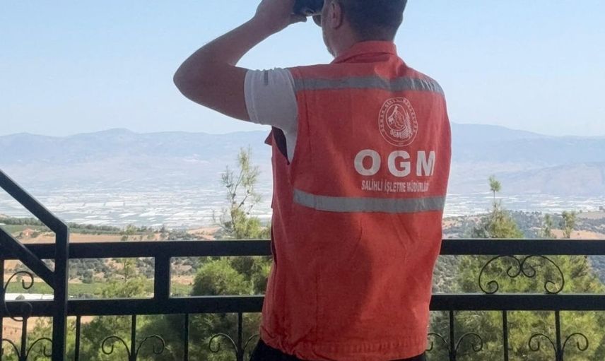Sarıgöl'de orman yangınlarına karşı kesintisiz gözlem: duman gözcüleri görevde