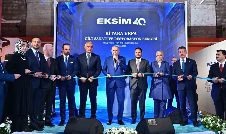 Cumhurbaşkanı Erdoğan, Kitaba Vefa sergisinin açılışını yaptı