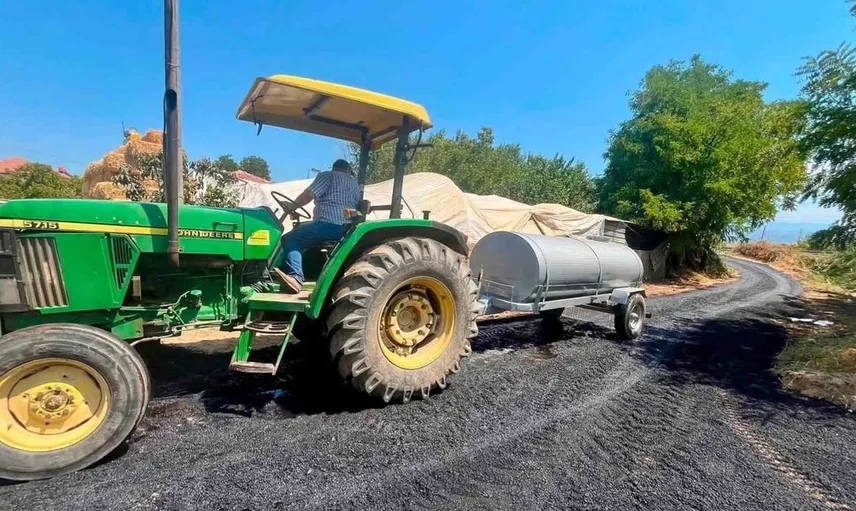 Sultanhisar'da ulaşım konforu için yol çalışmaları devam ediyor