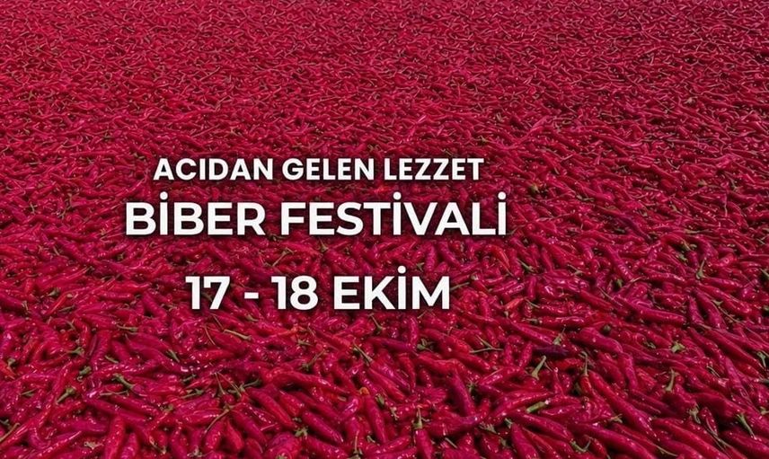 Kilis biberi için festival coşkusu: Biber Festivali 2026'da başlıyor