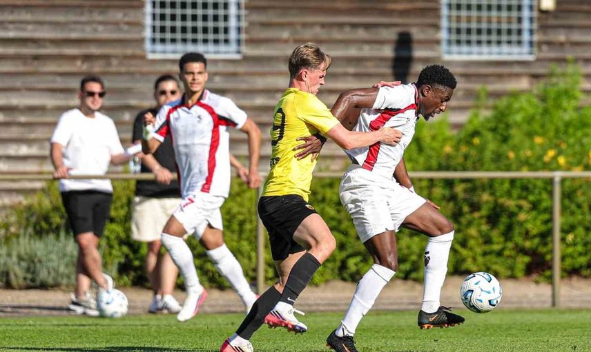 Samsunspor, hazırlık maçında aek athens'i 2-1 mağlup etti