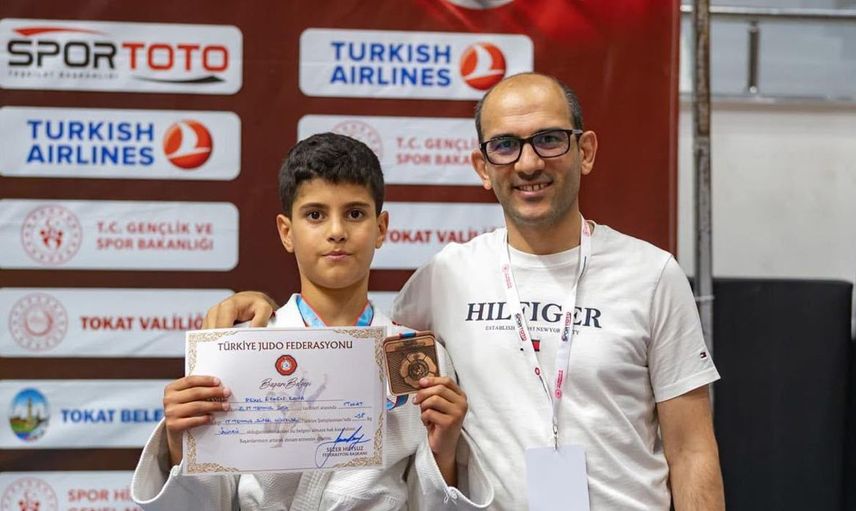 Vanlı judocu Resul Eymen Kaya, Türkiye üçüncüsü oldu